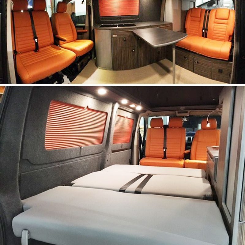 More pictures of the orange van!