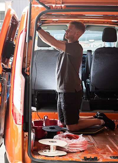 converting a campervan