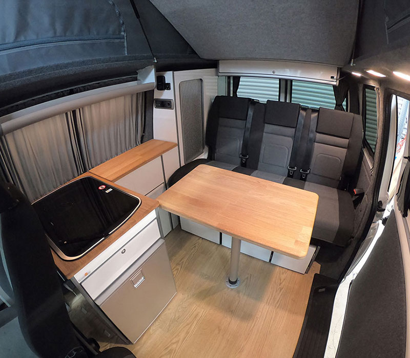 Converting a campervan